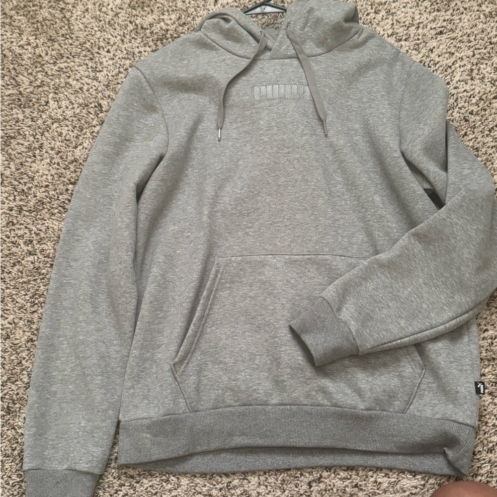PUMA Men's Heather Gray Hoodie